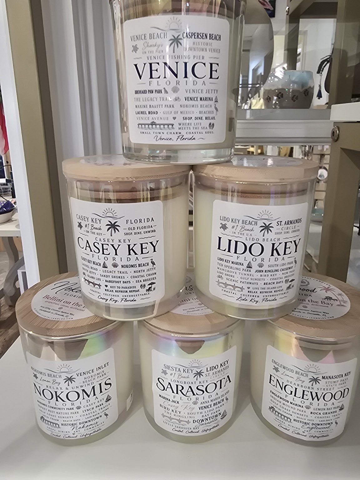 Locally inspired candles