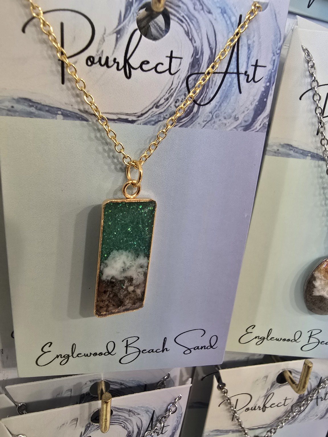 Englewood Beach sand necklace