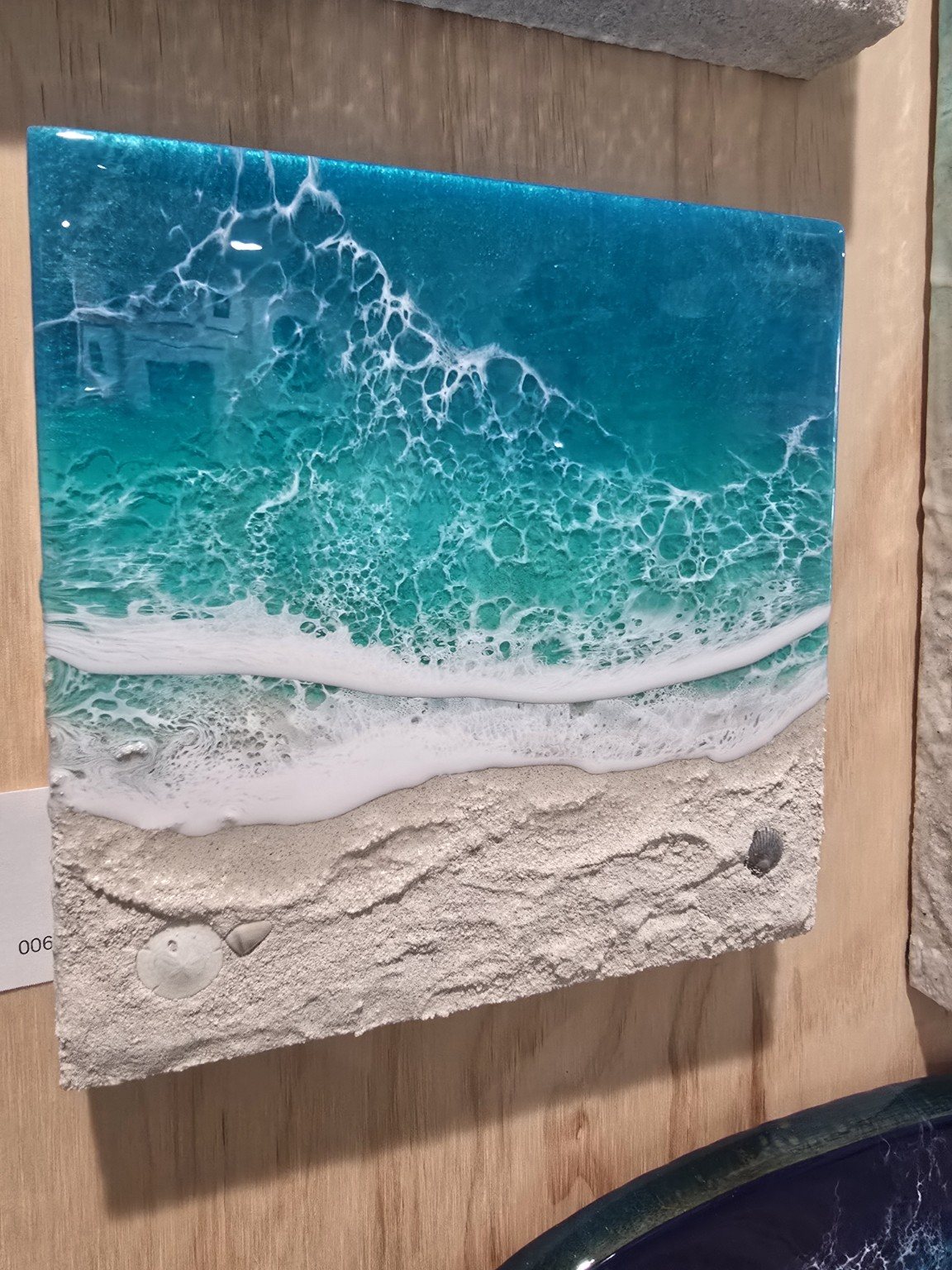 Ocean wave wall art