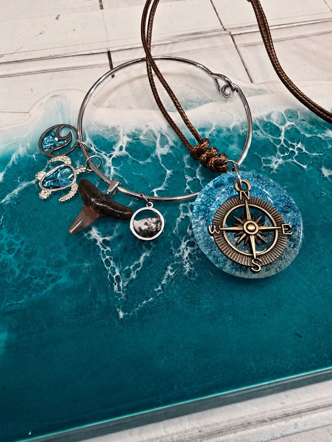 Coastal and shark tooth jewelry