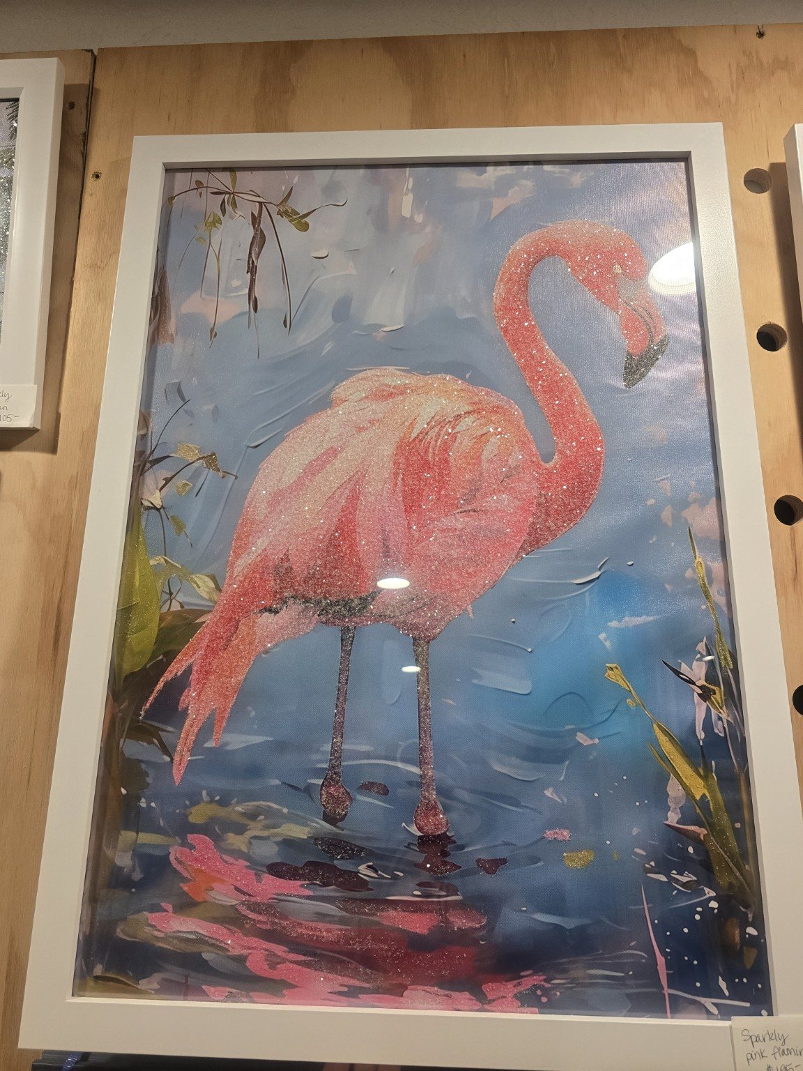Sparkling flamingo